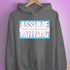 Assume Nothing Transgender Pride Flag Hoodie - Grey Heather